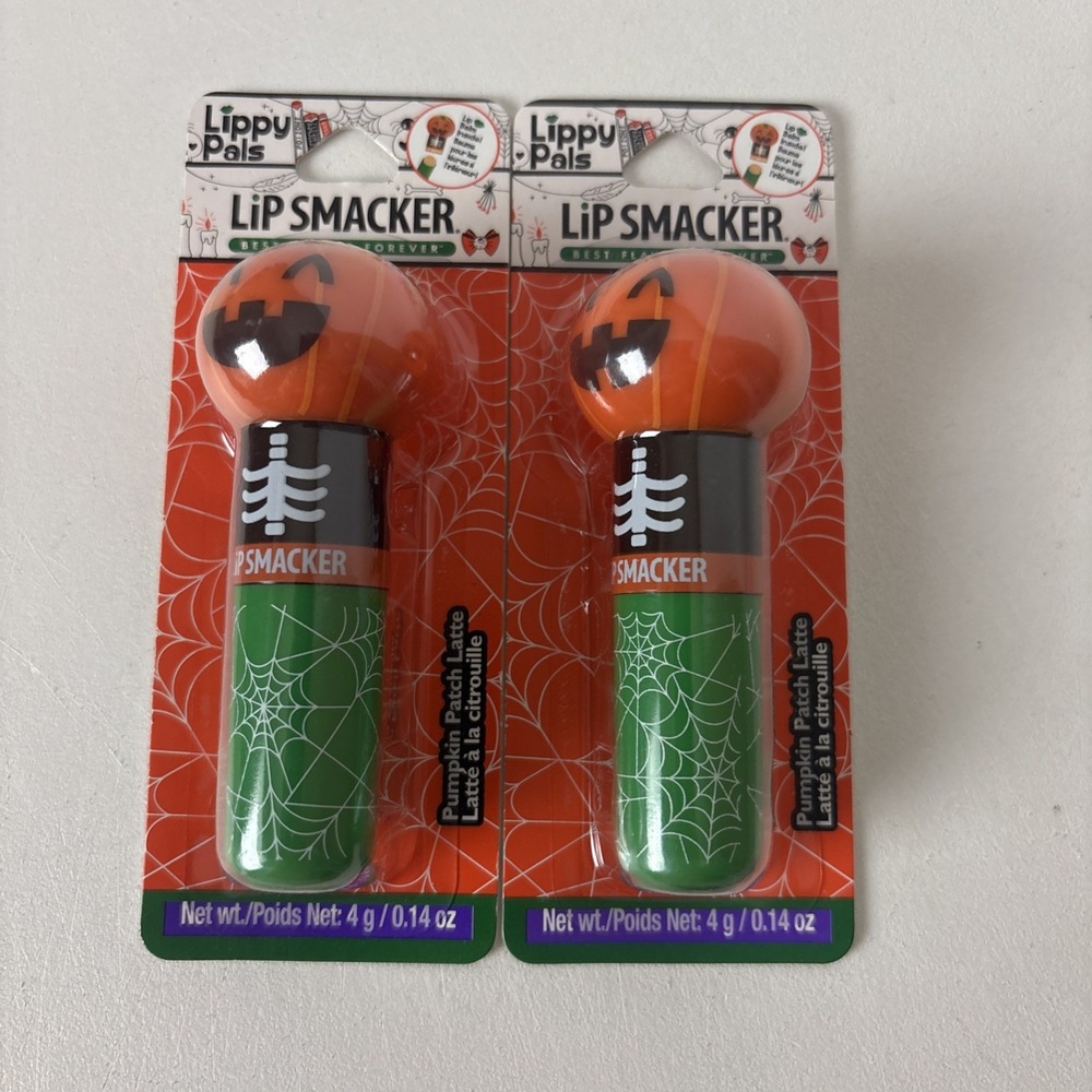 2 Pack Lip Smacker Best Flavor Forever Lippy Pals Pumpkin Patch Latte 0.14oz